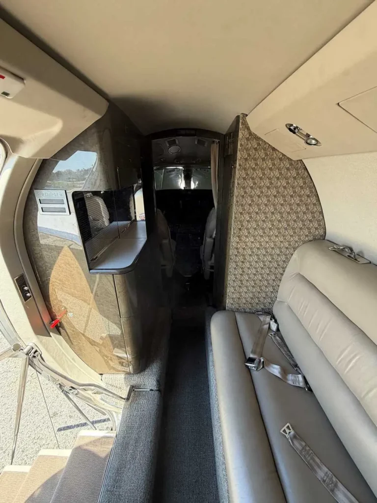 Passenger cabin view of the 1995 Cessna Citation VI