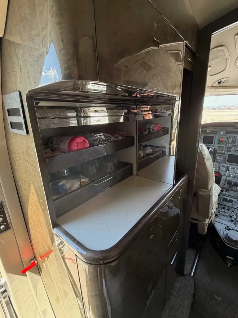 Passenger cabin view of the 1995 Cessna Citation VI