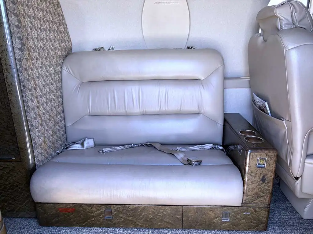 Passenger cabin view of the 1995 Cessna Citation VI